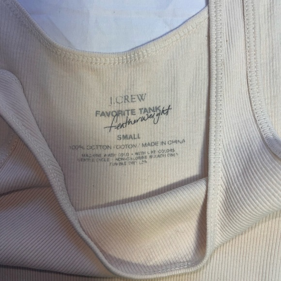 JCrew Fuschia / cream featherweight tank top bundle - Picture 3 of 9